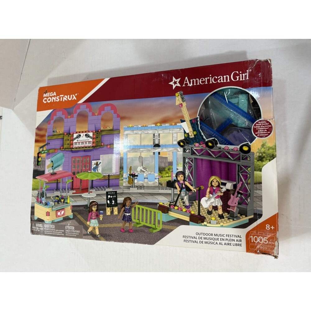 American Girl Outdoor Music Festival Mega Contrux Set Ages 8+ Read Description